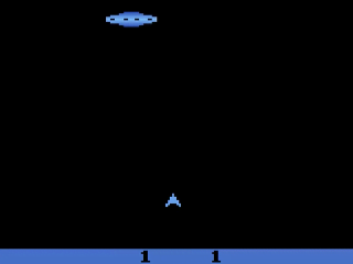 Guardian title screen for Atari 2600